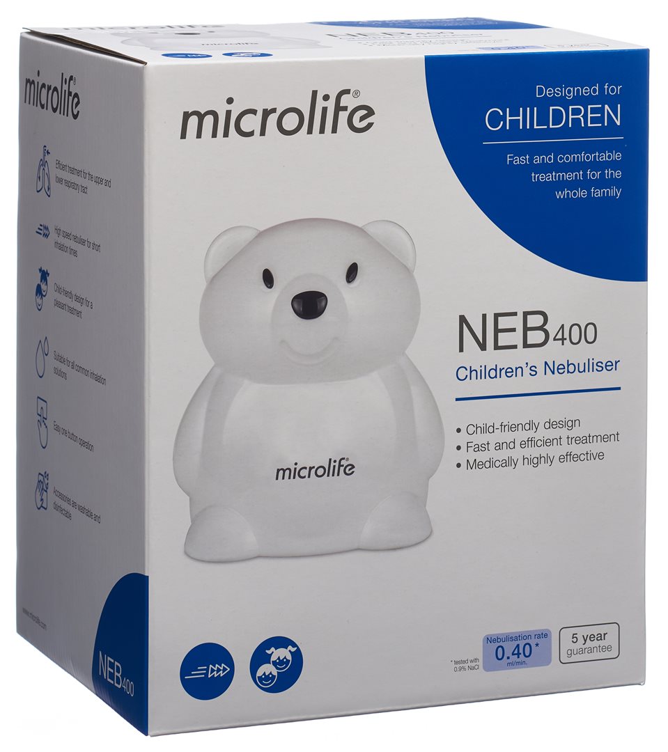 Microlife NEB 400 Inhalateur Rapide &amp; Ludique | Dispositif Médical