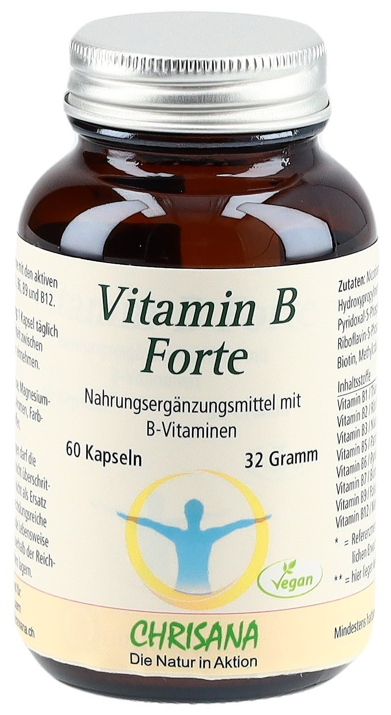 CHRISANA Vitamine B Forte Complément Alimentaire Énergie | 60 Capsules