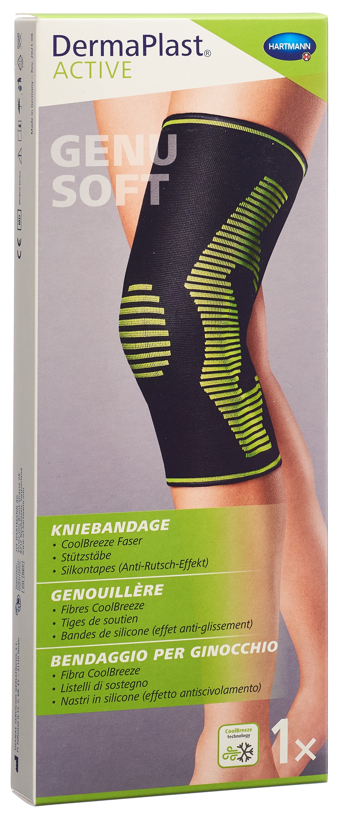 DERMAPLAST Genu Soft L Genouillère Confortable | Taille L