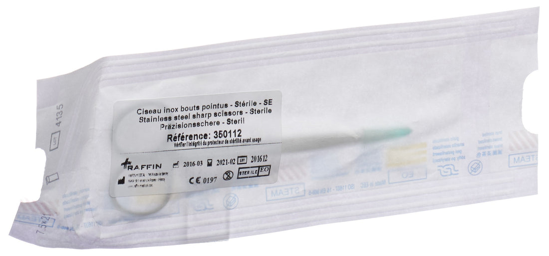 RAFFIN Ciseaux de Précision 12cm Inox Pointe Fine | Médical