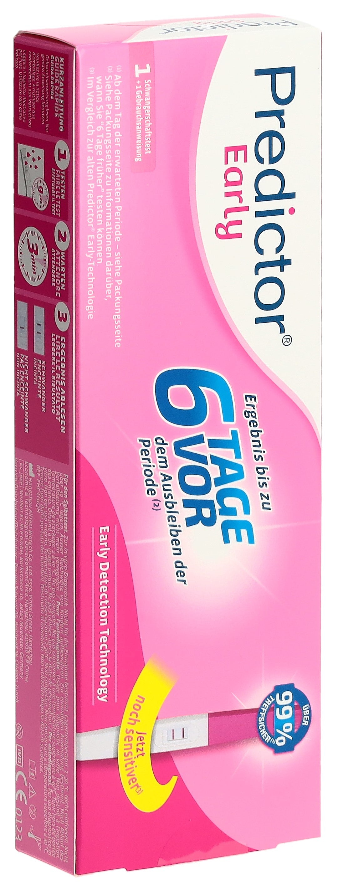 PREDICTOR Early Test Grossesse Fiable | 1 Test