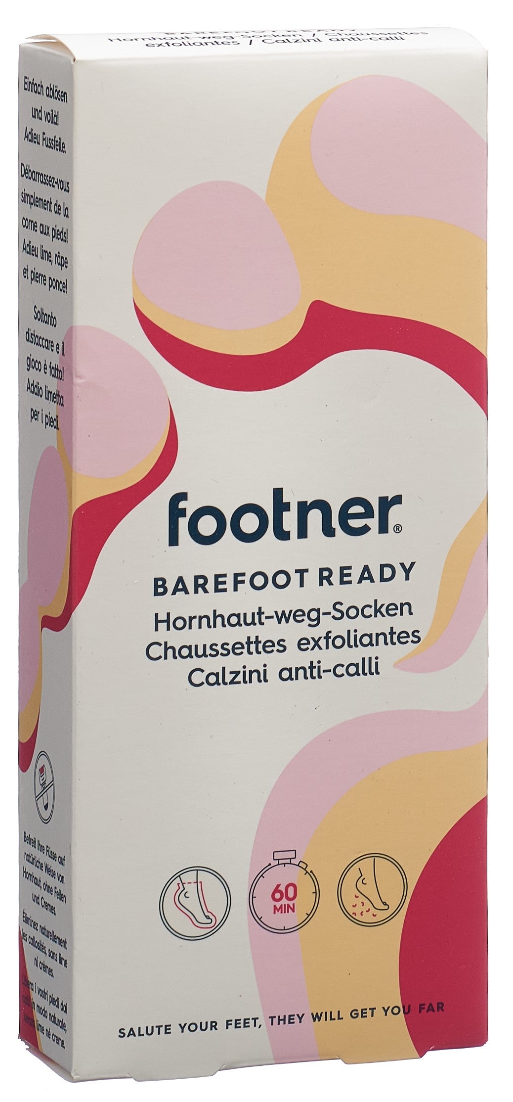 FOOTNER Chaussettes Exfoliantes Pieds Doux | Soin Intensif