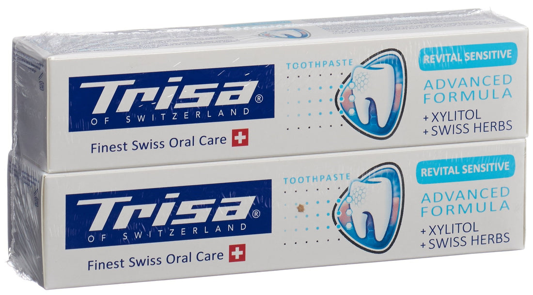 TRISA Revital Sensitive Dentifrice Apaisant | Lot de 2 x 75 ml