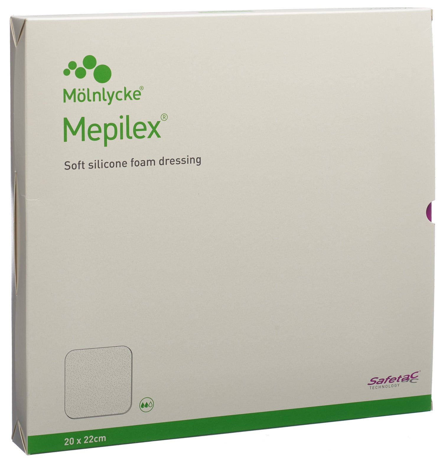 Mölnlycke Mepilex Border Hydrocellular Pansement 20x22cm 5 Pièces