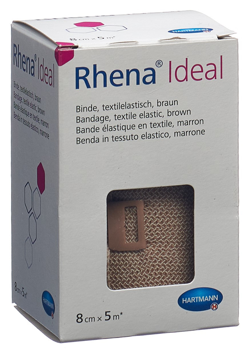 RHENA Ideal Bande Élastique 8 cm x 5 m Chair Confortable | Soin Médical