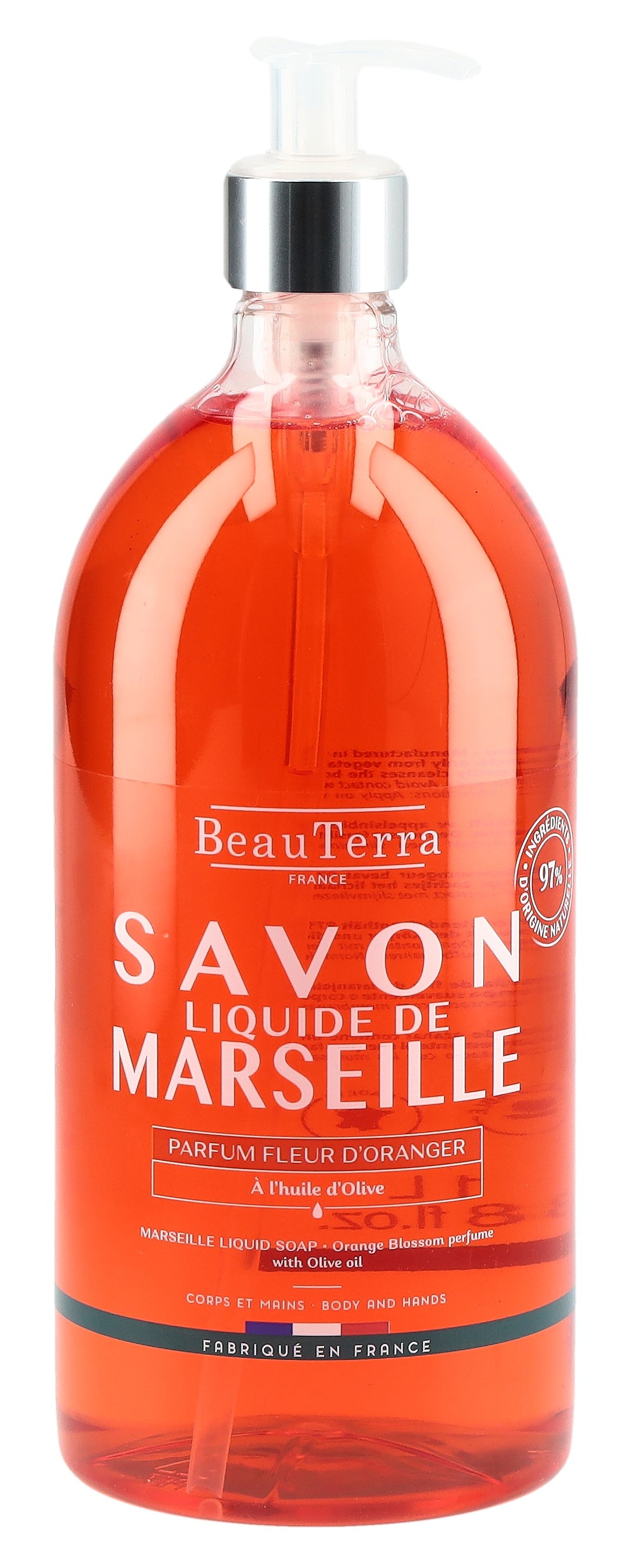 BEAUTERRA Savon de Marseille Liquide Fleur d&