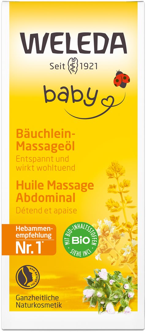 WELEDA BABY huile massage abdominal fl 50 ml