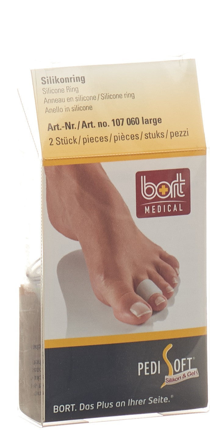 BORT PEDISOFT Anneau Silicone Soulage Douleur | 2 Pièces