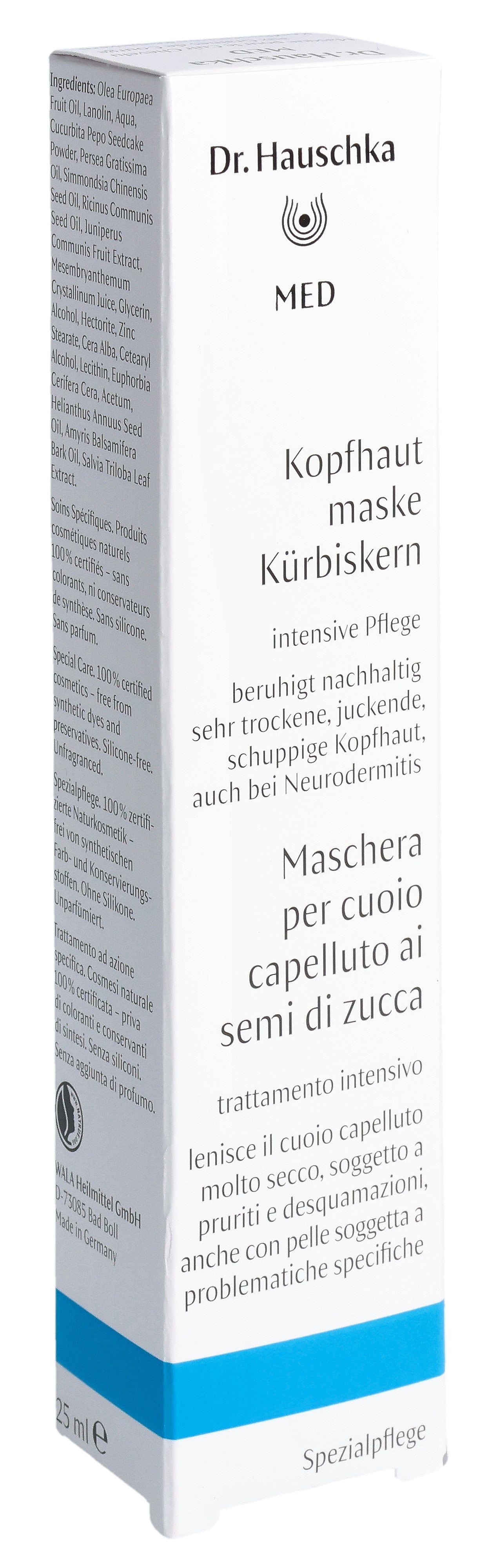 Dr. Hauschka Med Masque Cuir Chevelu Courge 25 ml | Soin Apaisant