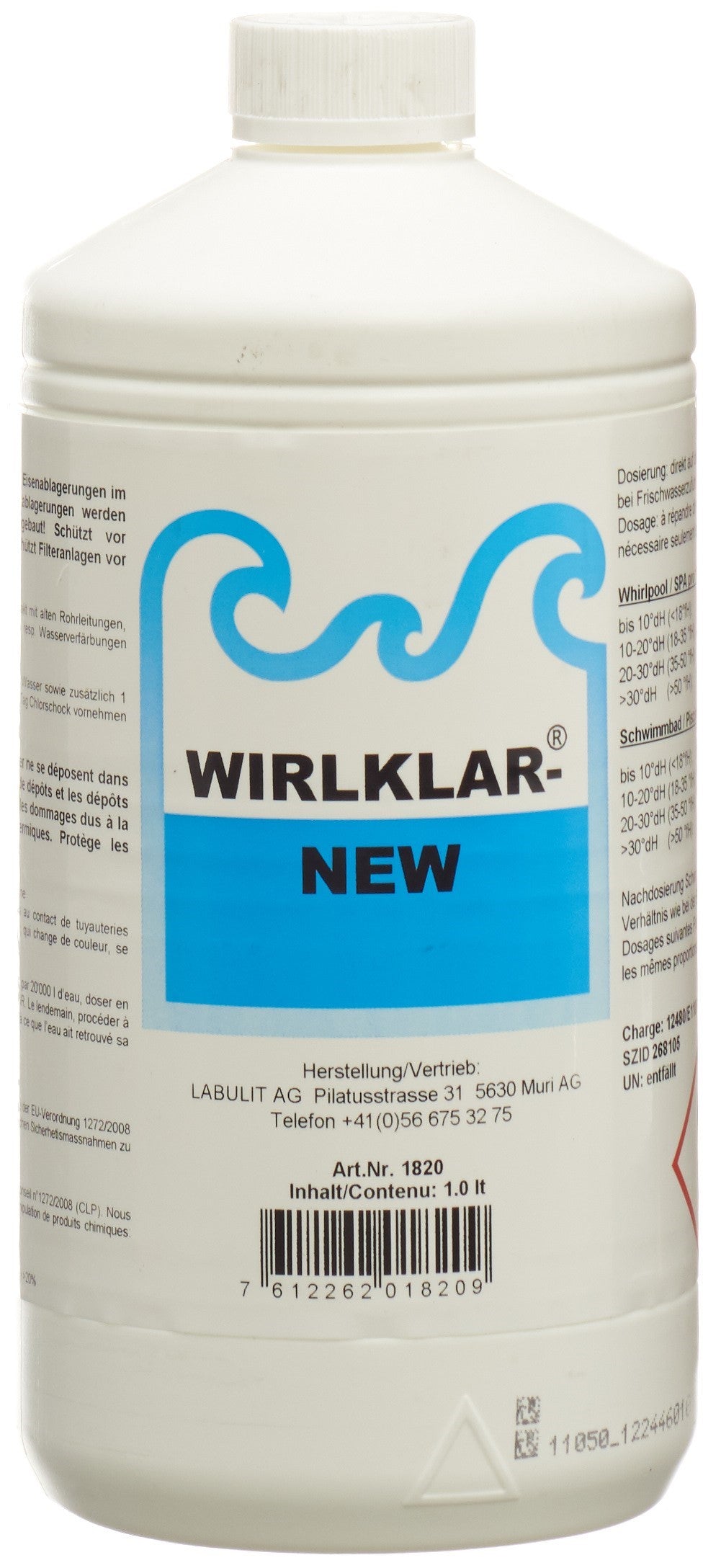 LABULIT Wirlklar NEW Nettoyant Lait Nettoyant | 1 L