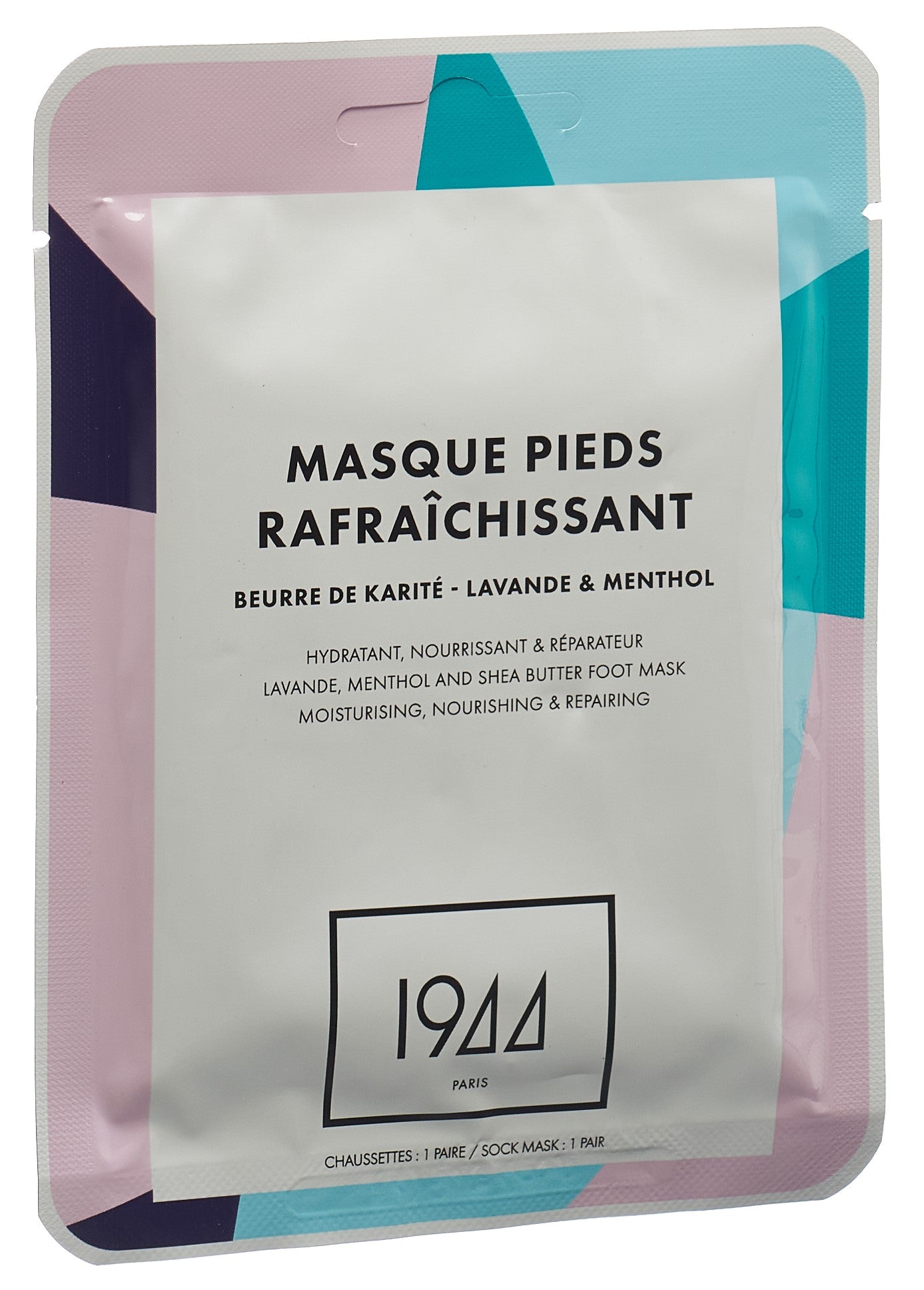 1944 PARIS SOINS Masque Pieds Rafraichiss