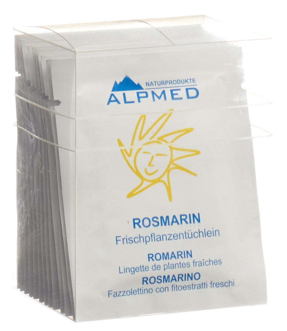 ALPMED Serviettes Aromathérapie Romarin 13 Pièces | Confort &amp; Bien-être