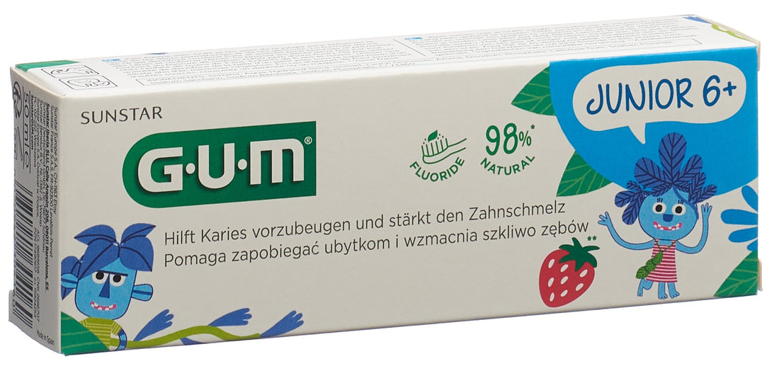 GUM Junior Dentifrice Fraise dès 6 ans | 50 ml