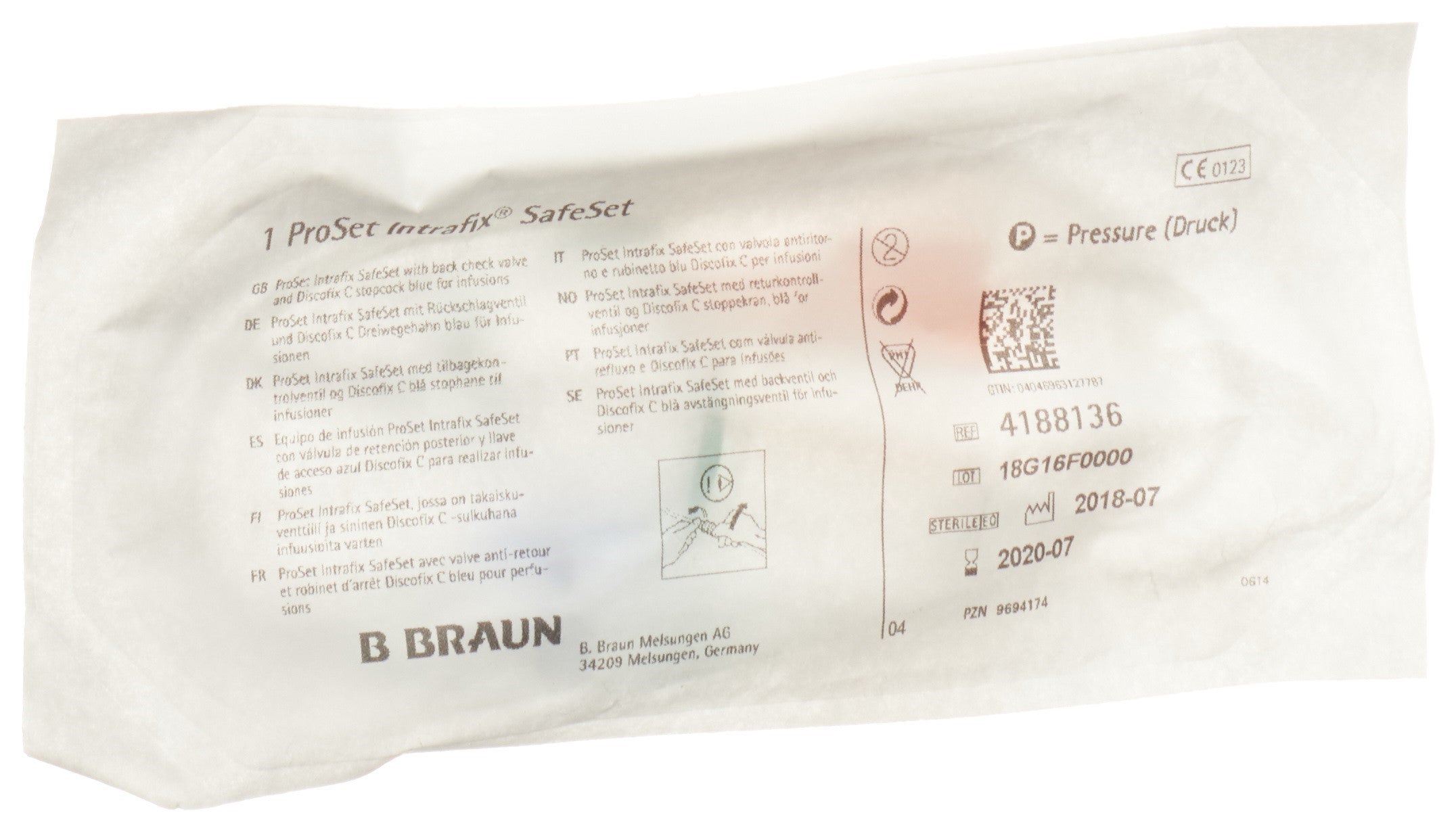 INTRAFIX PROSET SafeSet Set de perfusion 15 cm | Dispositif médical