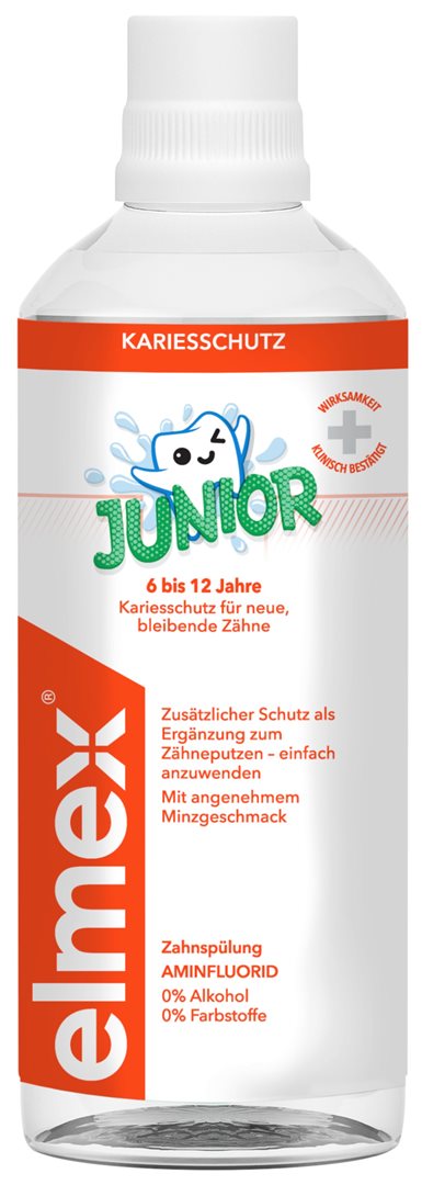 Elmex Junior Bain de Bouche Protection Caries | 400 ml