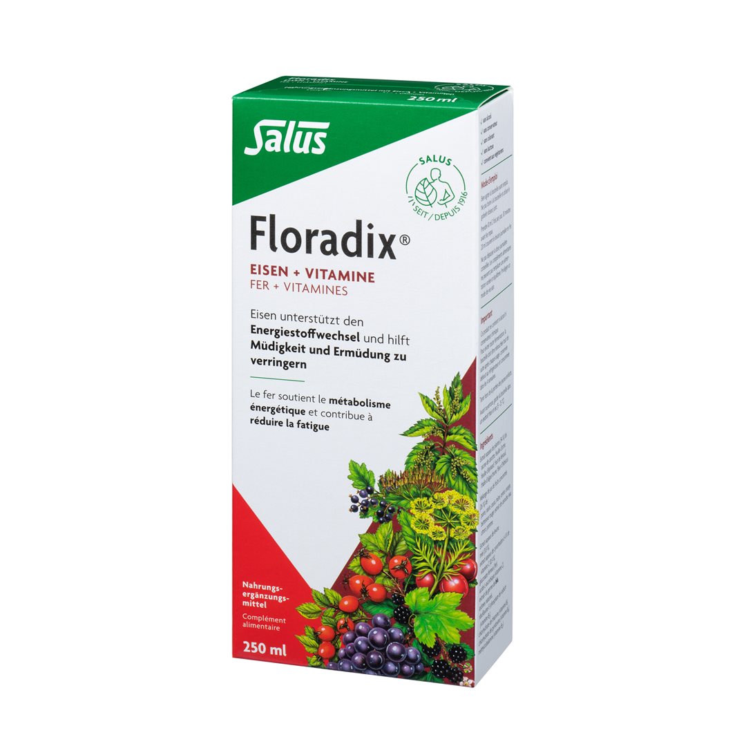 Floradix Fer + Vitamines Complément Alimentaire Énergie | Flacon 250 ml