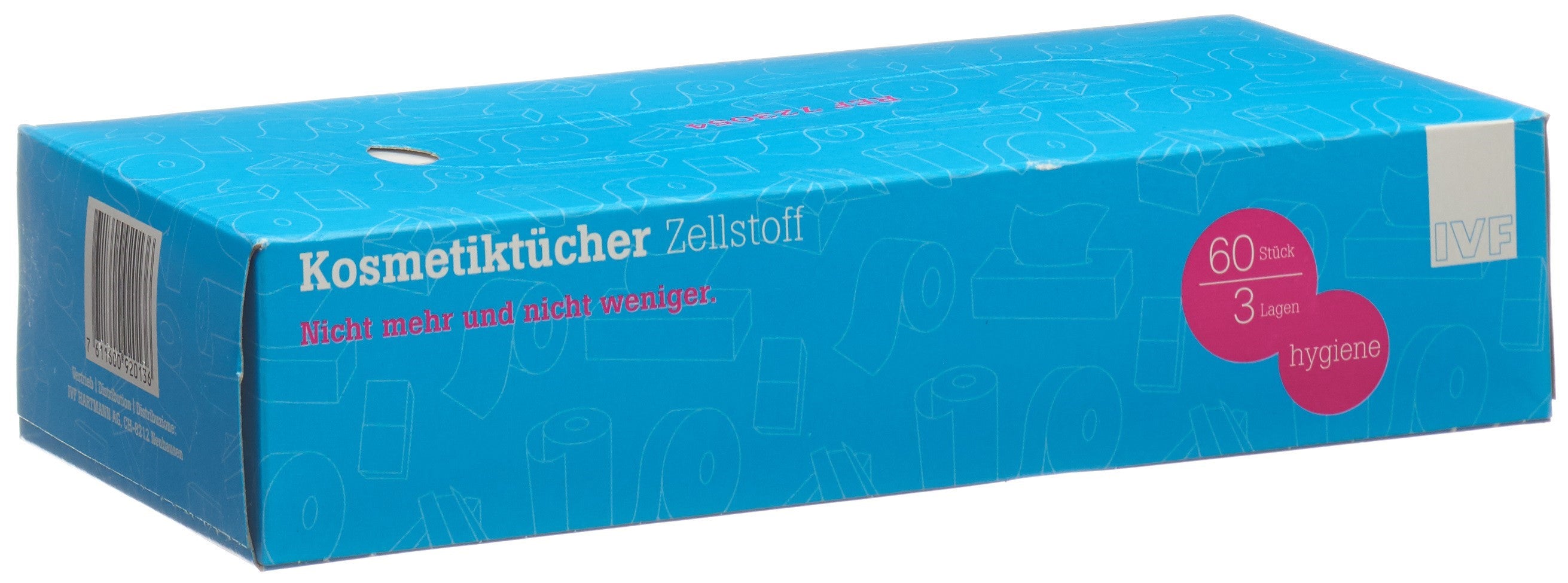IVF Tissus Cellulaires 3 Couches Douceur &amp; Absorption | 60 Pièces