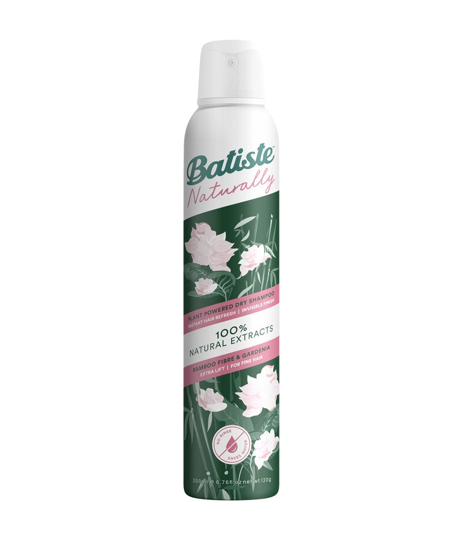 Batiste Shampooing Sec Natural Bamboo &amp; Garde Cheveux Frais | 200 ml
