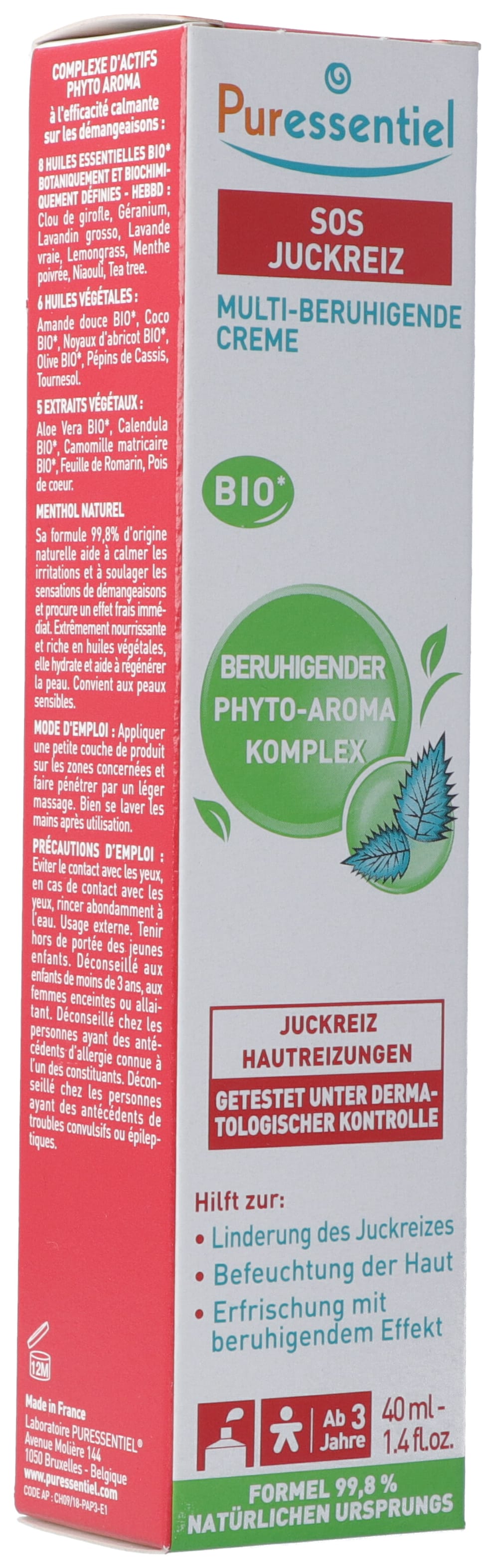 Puressentiel SOS Anti-Pique Apaisant Bio 40 ml