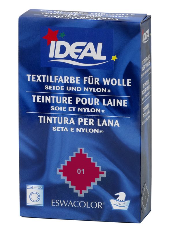IDEAL Laine Colorée Poudre N°01 Rouge 30g Soin Cheveux