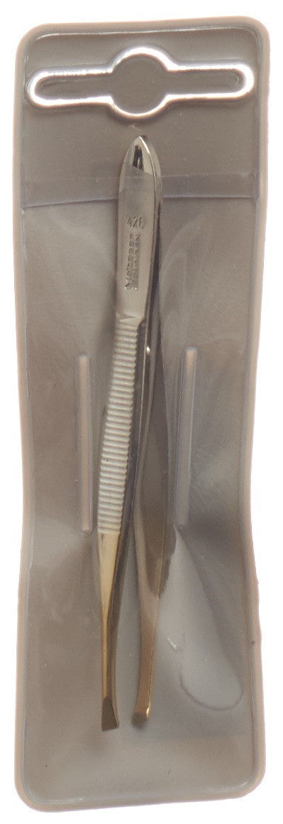 MALTESER Brucelle Biseau Nickel/Or 8cm N°9 Précision Chirurgicale | Instrument Médical