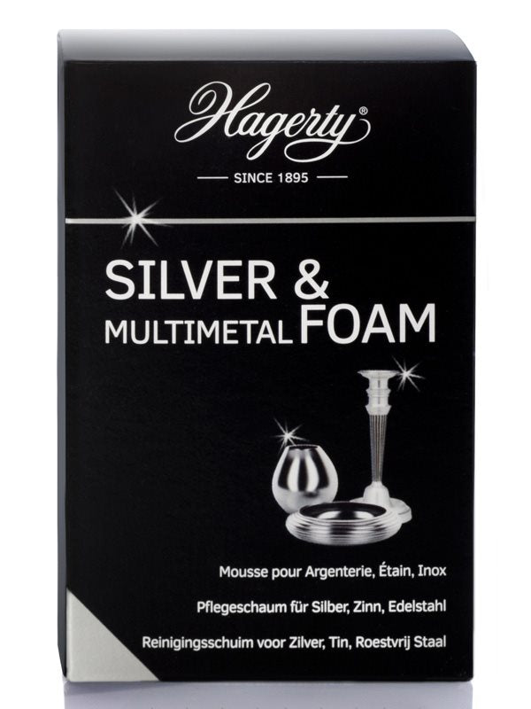 Hagerty Mousse Nettoyante Argent &amp; Métaux Multiples Brillance | 185 g