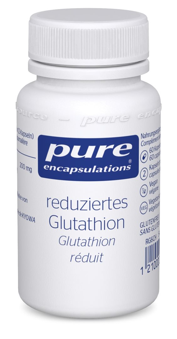 PURE Glutathion Réduit 60 Capsules | Antioxydant Puissant