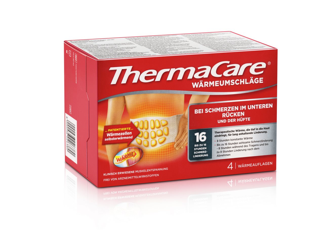 Thermacare Patch Dorsal Chaleur Soulagement Douleur | 4 Pièces
