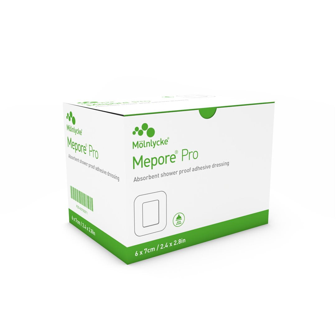 MEPORE PRO Pansement 7x6cm Couss. 4x3cm Stérile 60 Pièces