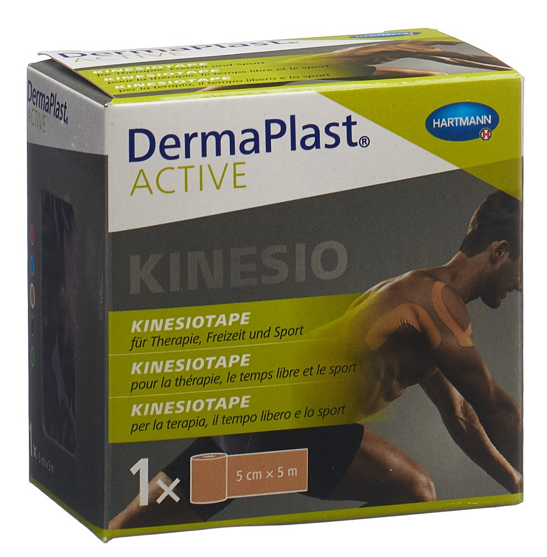 DERMAPLAST Kinesiotape Active Chair 5 cm x 5 m | Soutien Musculaire