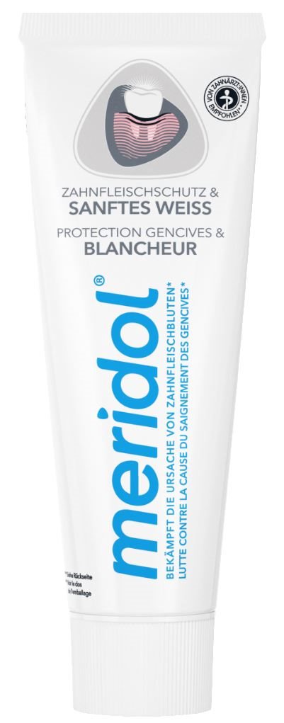 Meridol Blancheur Dentifrice Soin Blanchissant | Tube 75 ml