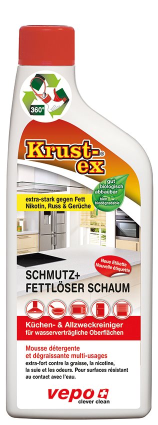 KRUST EX Détergent &amp; Dégraissant Nettoyage Puissant | 500 ml