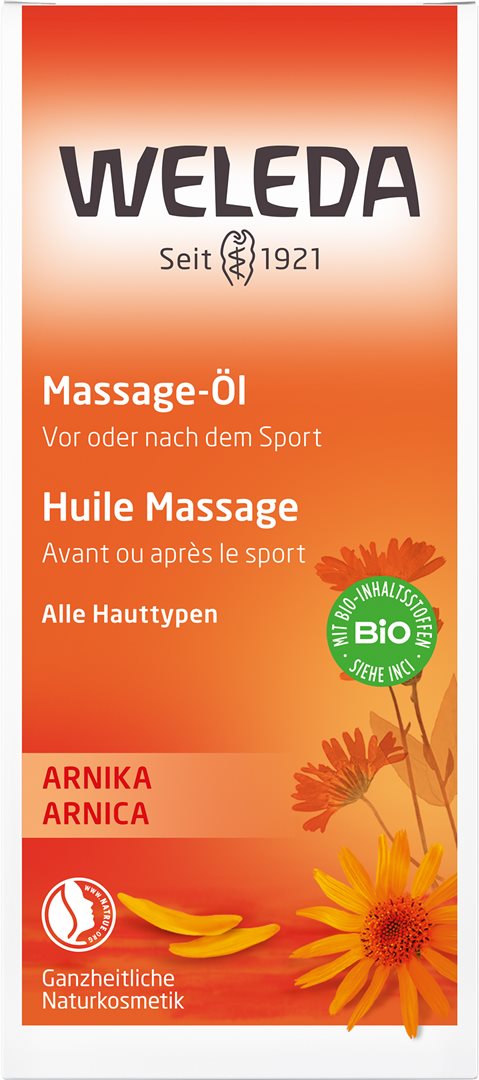 WELEDA huile massage arnica fl verre 50 ml