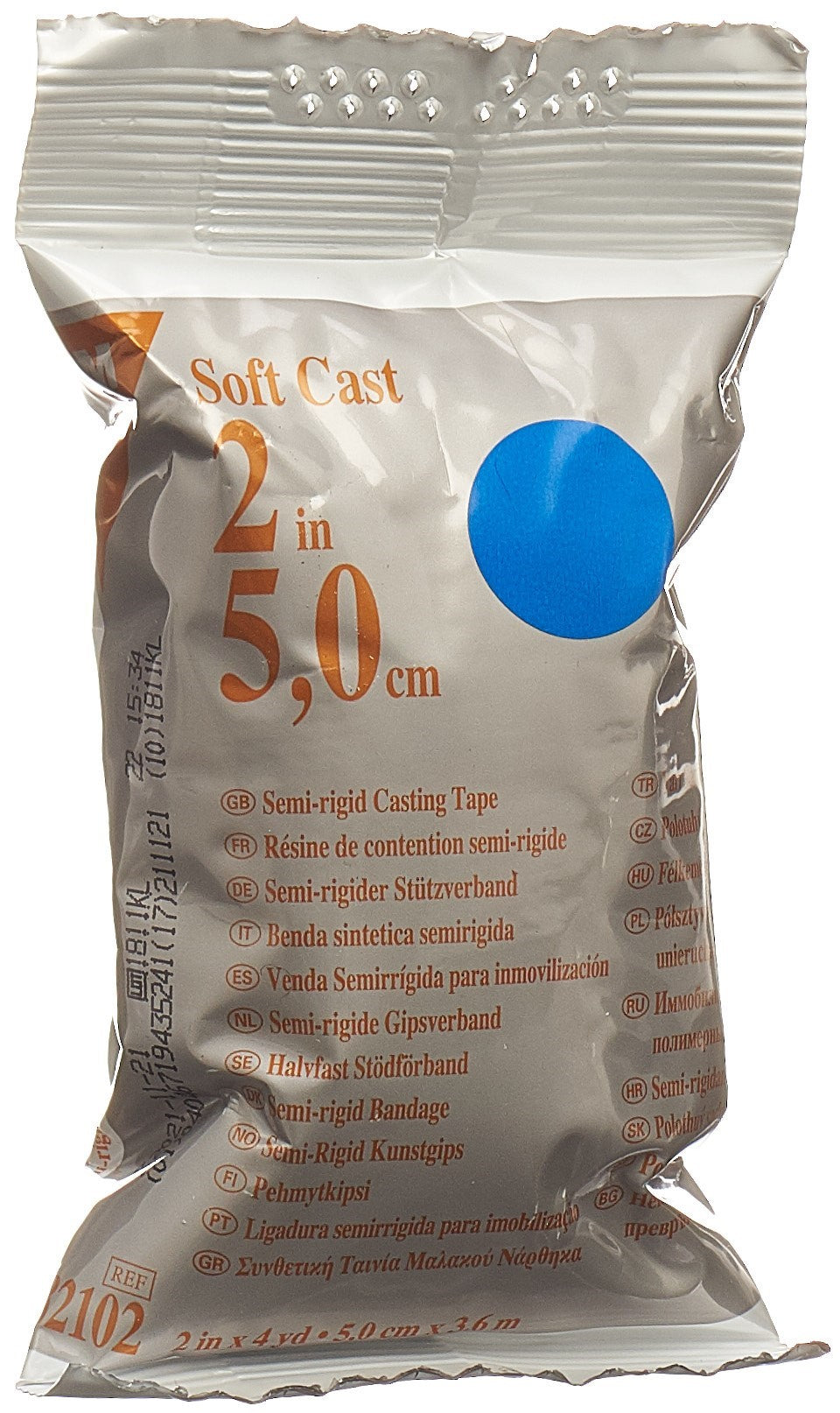 3M scotchcast softcast 5cmx3.65m bleu