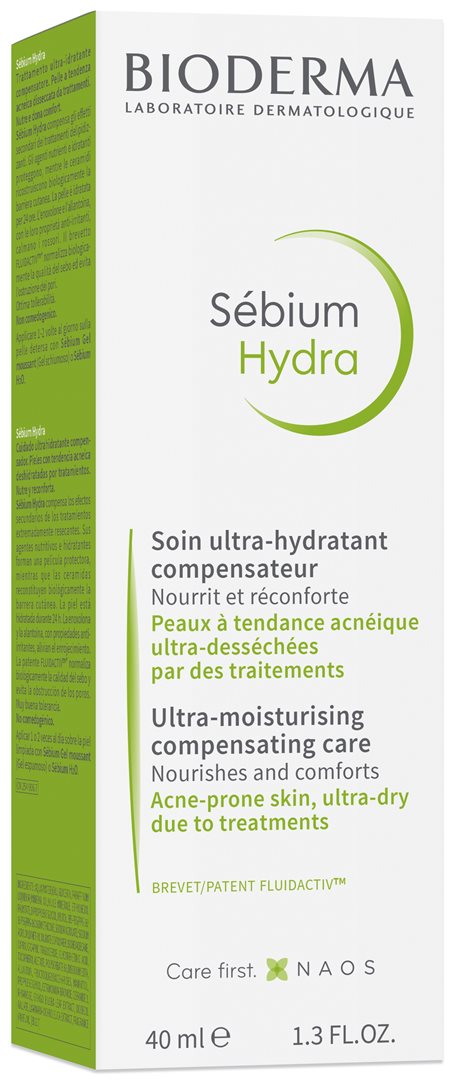 BIODERMA Sébium Hydra Crème Hydratante Peaux Grasses 40 ml