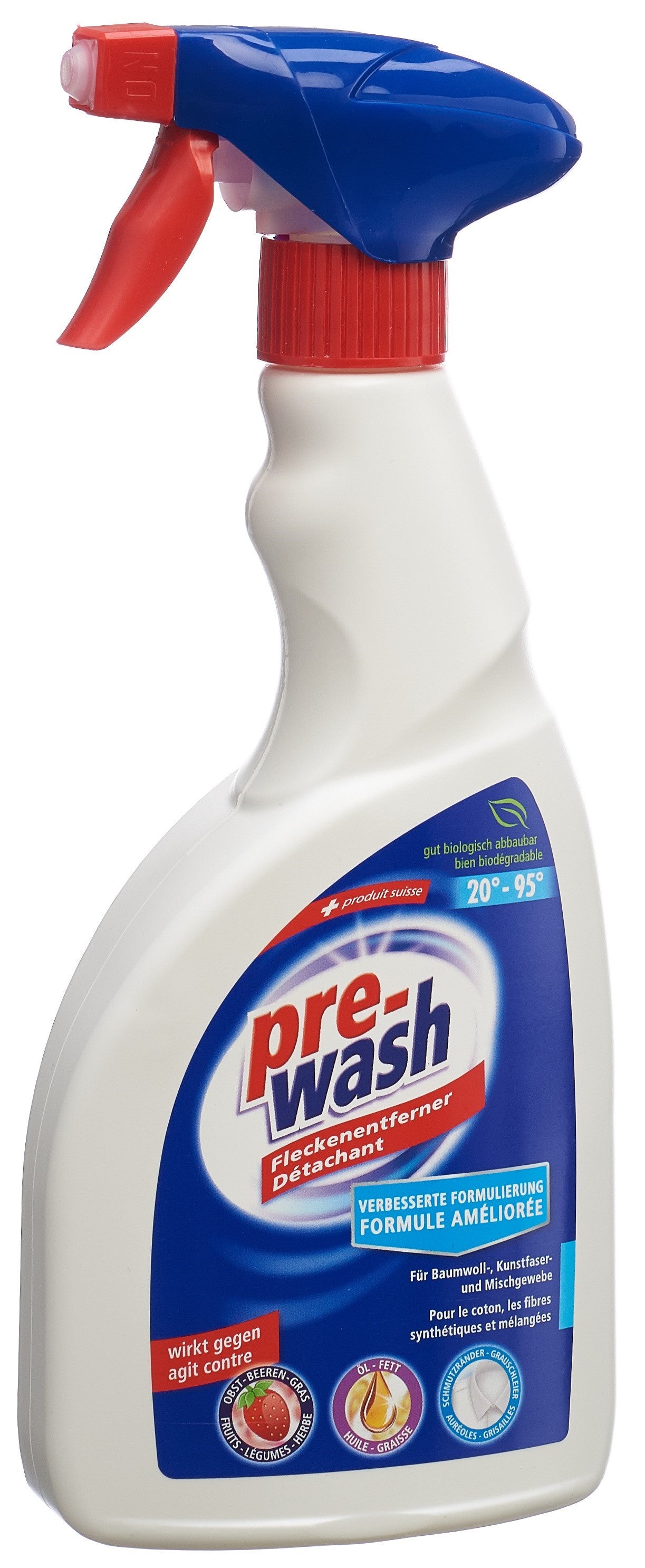 PRE-WASH Détachant Vêtement Puissant 500 ml | Soin Linge