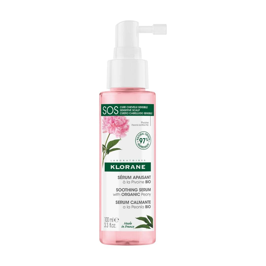 KLORANE Sérum Pivoine Bio Apaisant Cheveux 100 ml