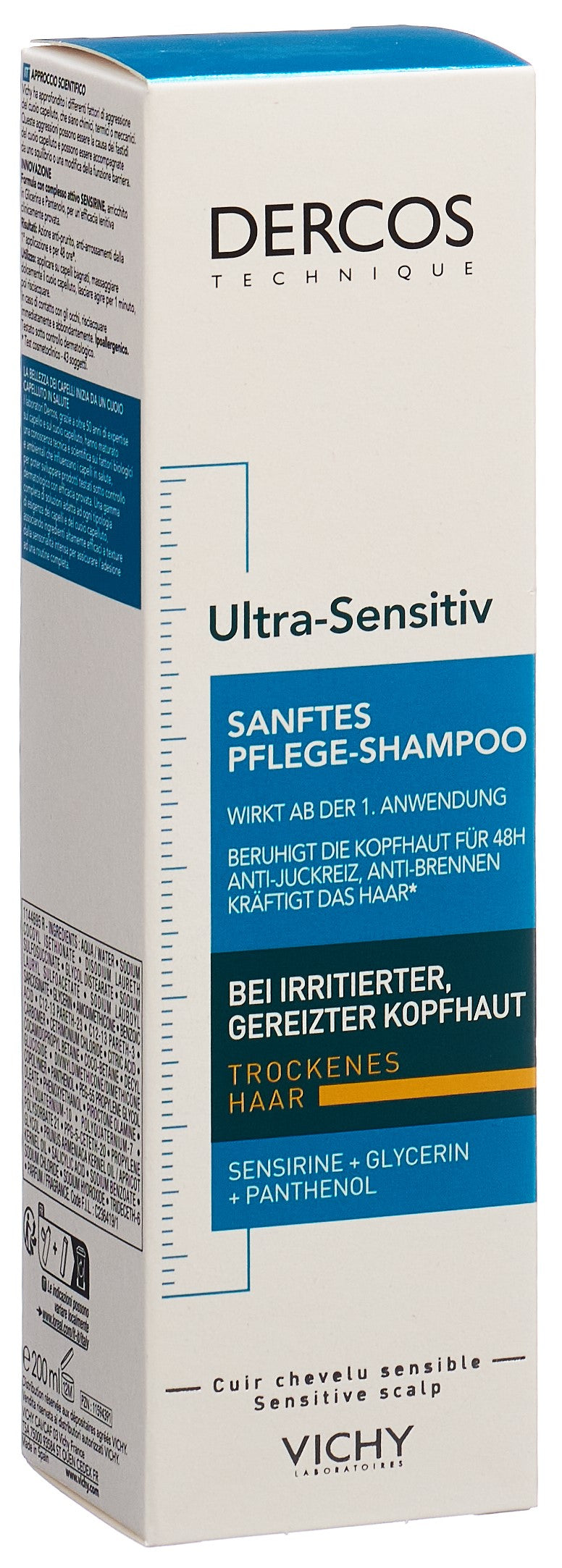 VICHY Dercos Shamp Ultra-Sen Tr Kopfh DE/IT 200 ml