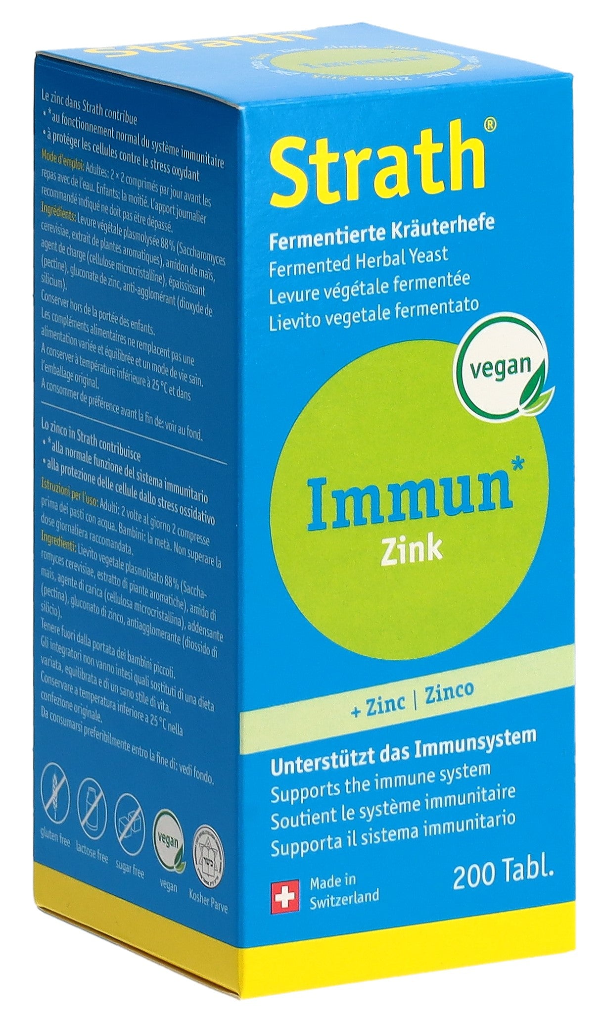 STRATH Immunité Renforcée Comprimés 200 pièces | Vitalité