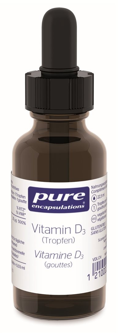PURE Vitamine D3 Liquide Fortifiant | 22.5 ml