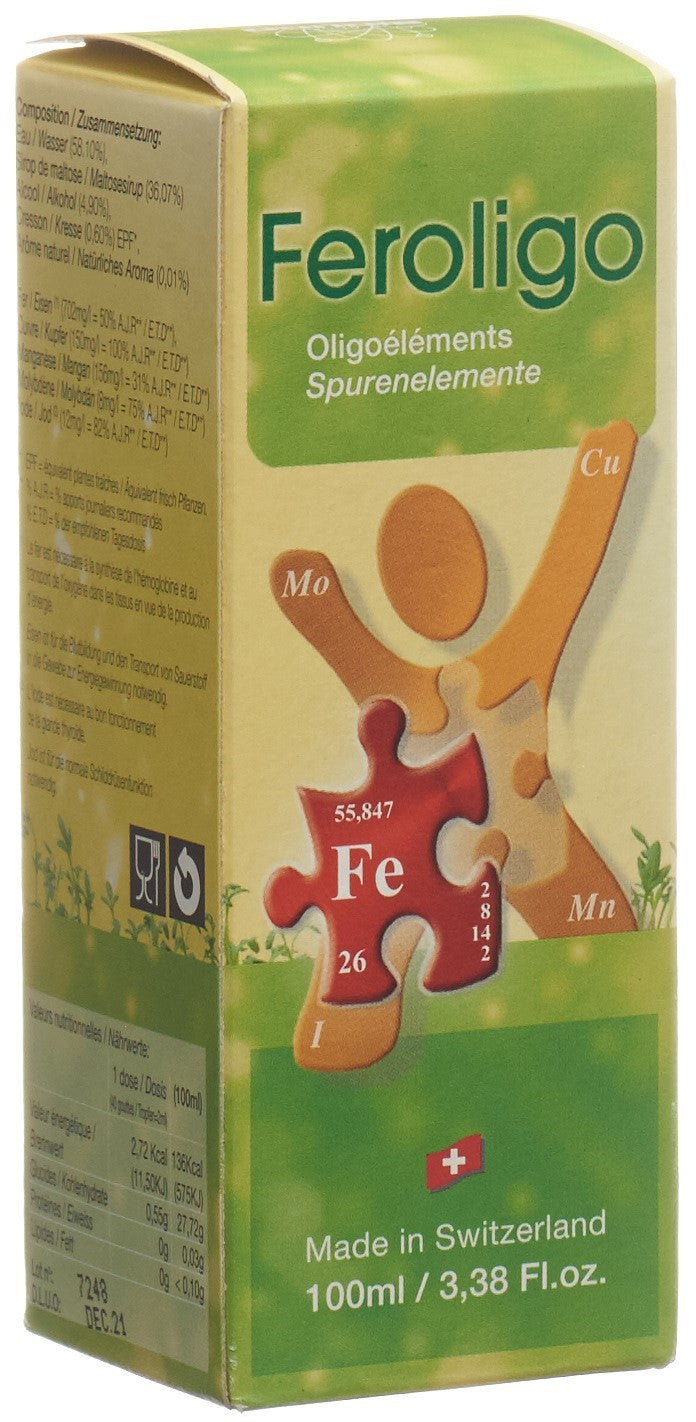 BIOLIGO POE Feroligo 6 Fer | Complément Alimentaire 100 ml