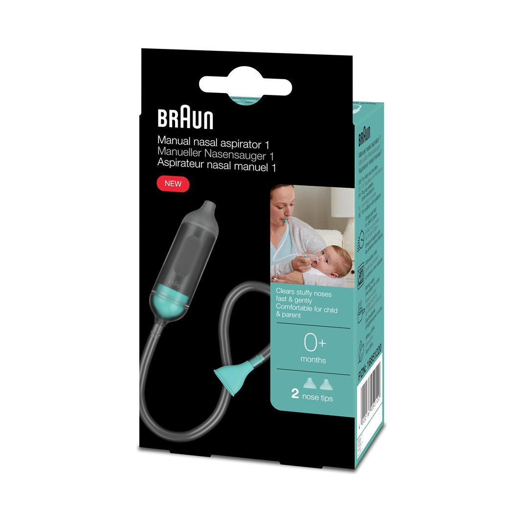 Braun Aspirateur Nasal Manuel BNA 050EU pour Bébé | Nettoyage Doux