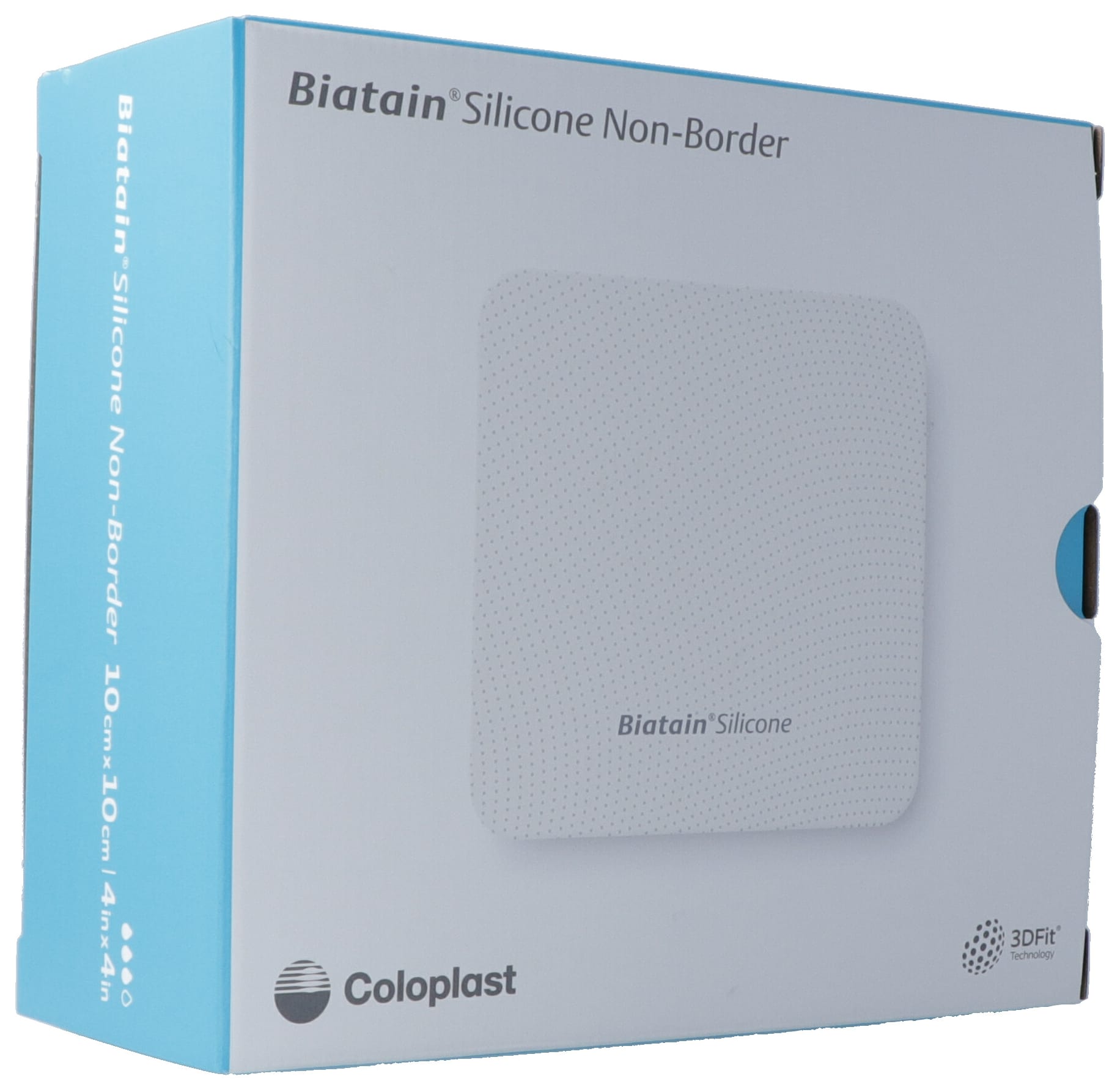 Coloplast BIATAIN Silicone Pansement Non Bordé 10x10cm 10 Pièces