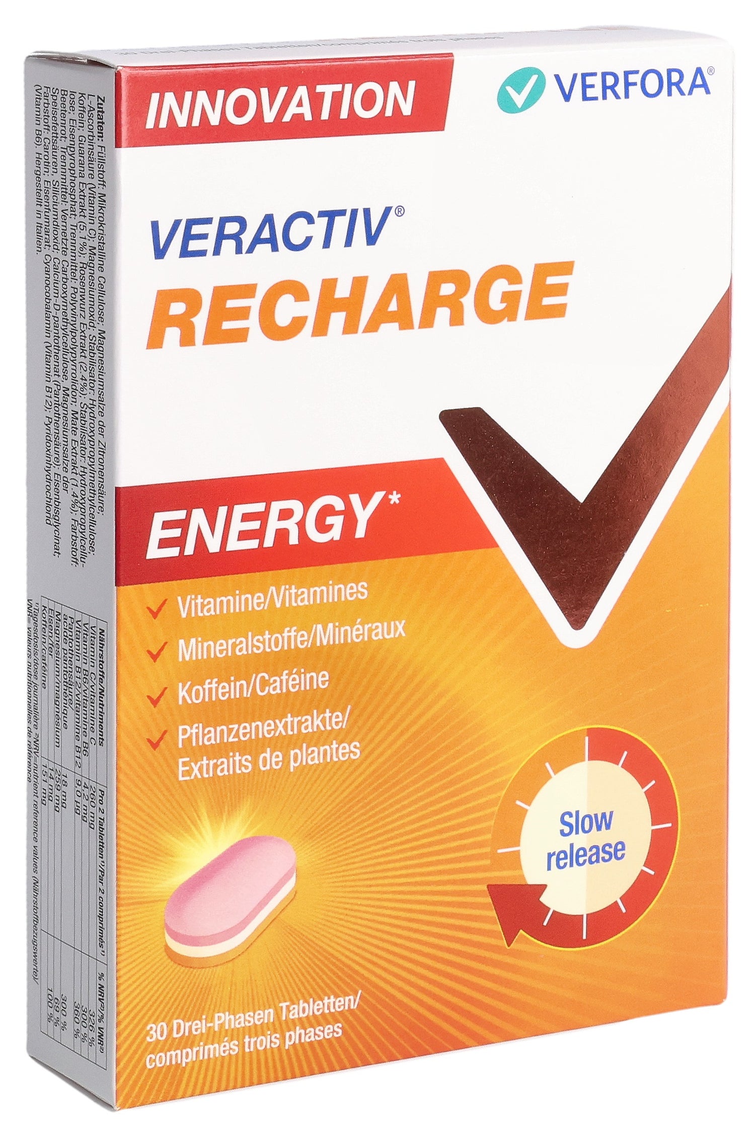 VERACTIV Recharge cpr trois phases 30 pce