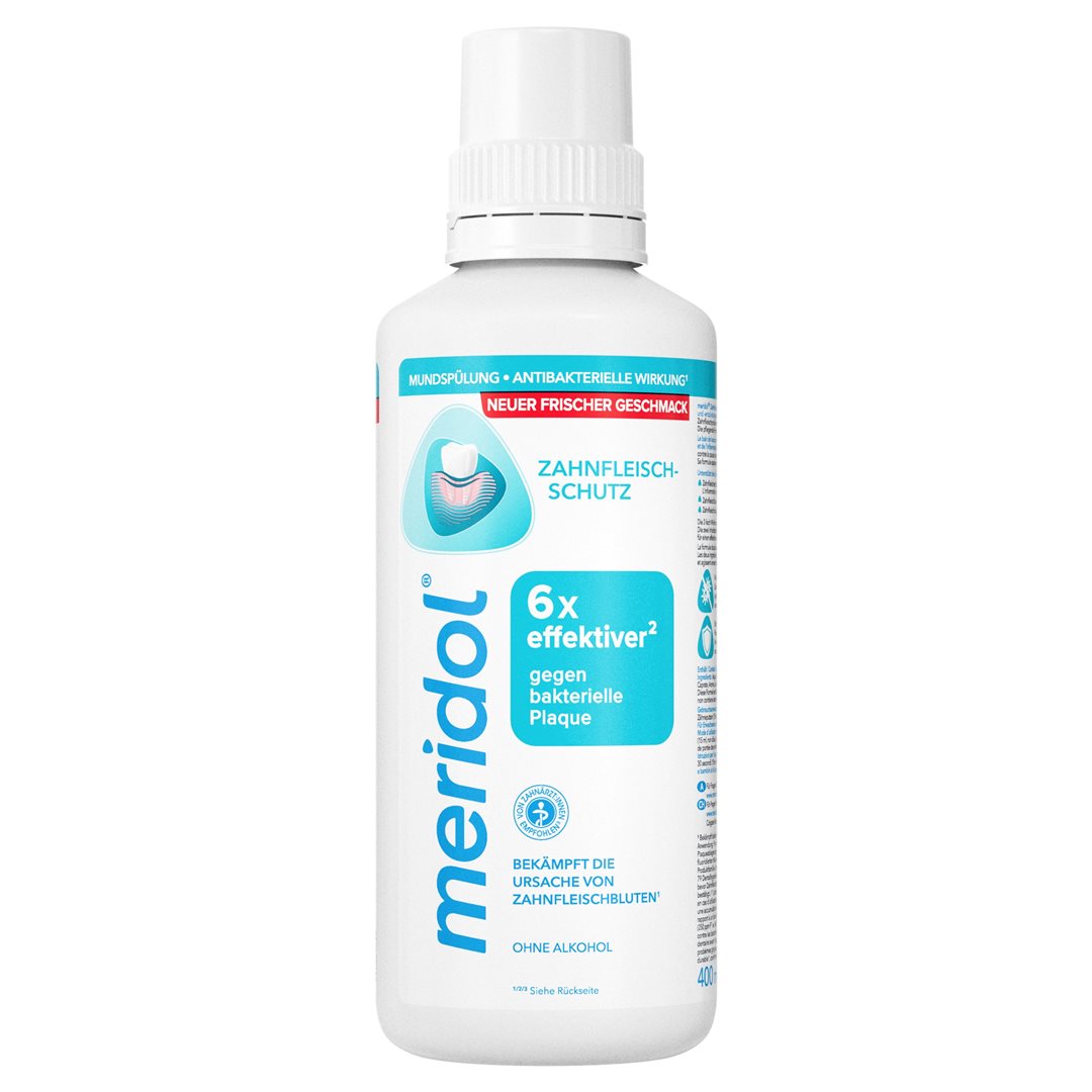 Meridol Bain de Bouche Soin gencives sensibles | Solution 400 ml