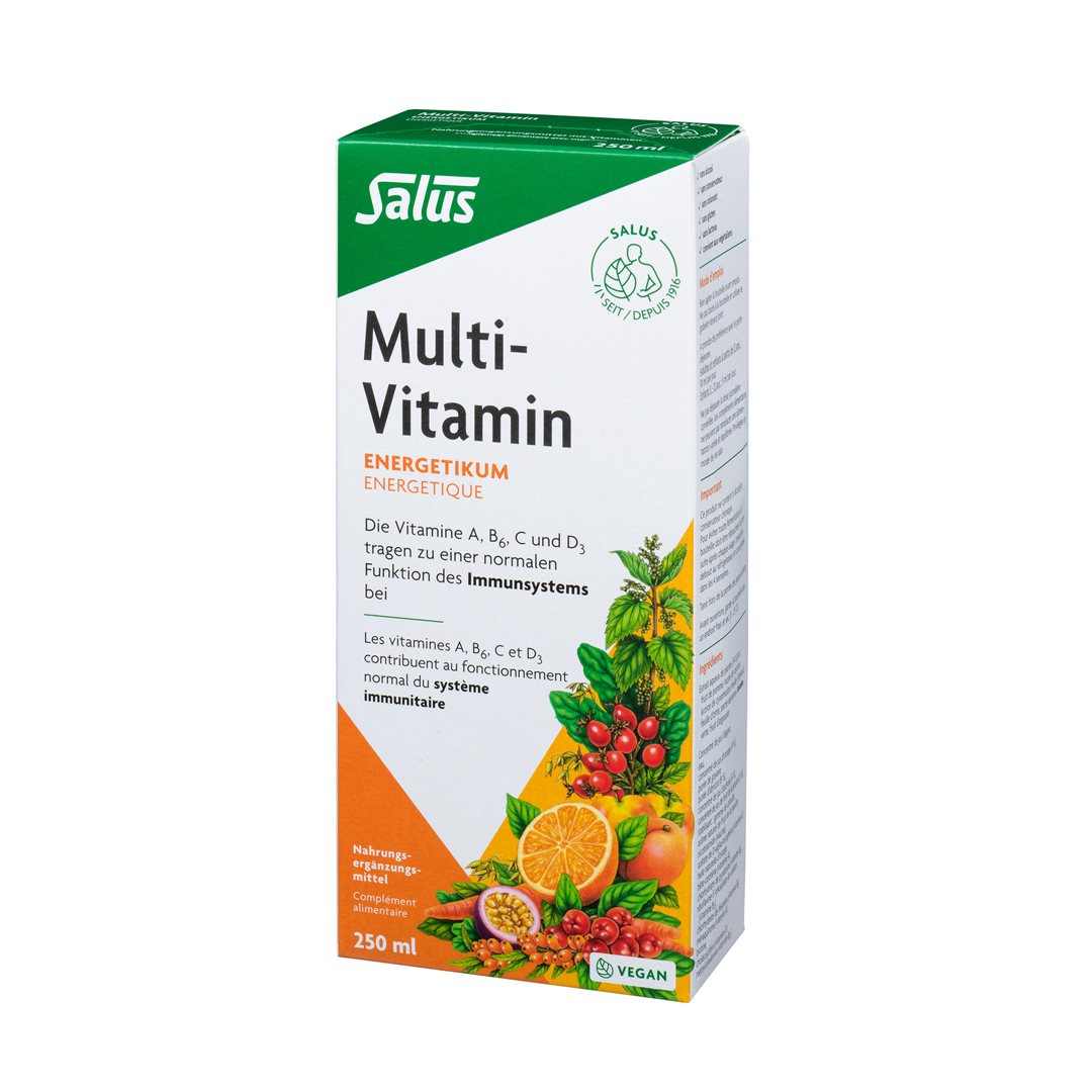 SALUS Multi-Vitamines Énergétique 250 ml | Complément Alimentaire Vitalité