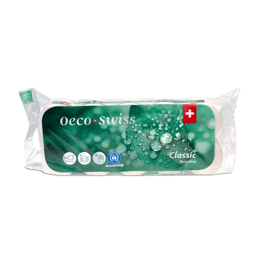 OECO SWISS Papier Toilette Douceur 10 Rouleaux