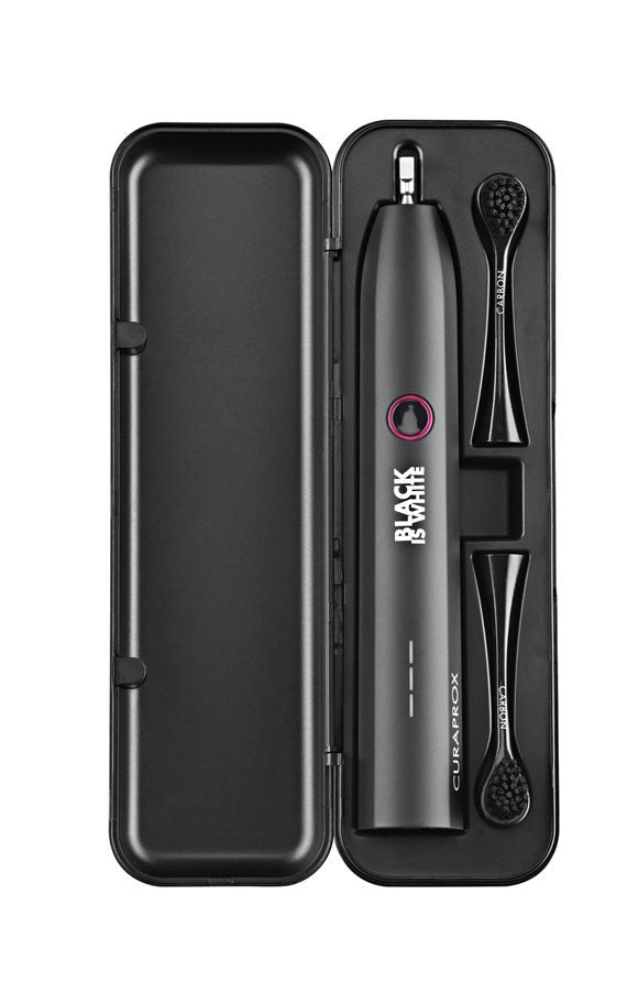 CURAPROX Hydrosonic Black is White Brosse à Dents Sonique Blancheur | Électrique