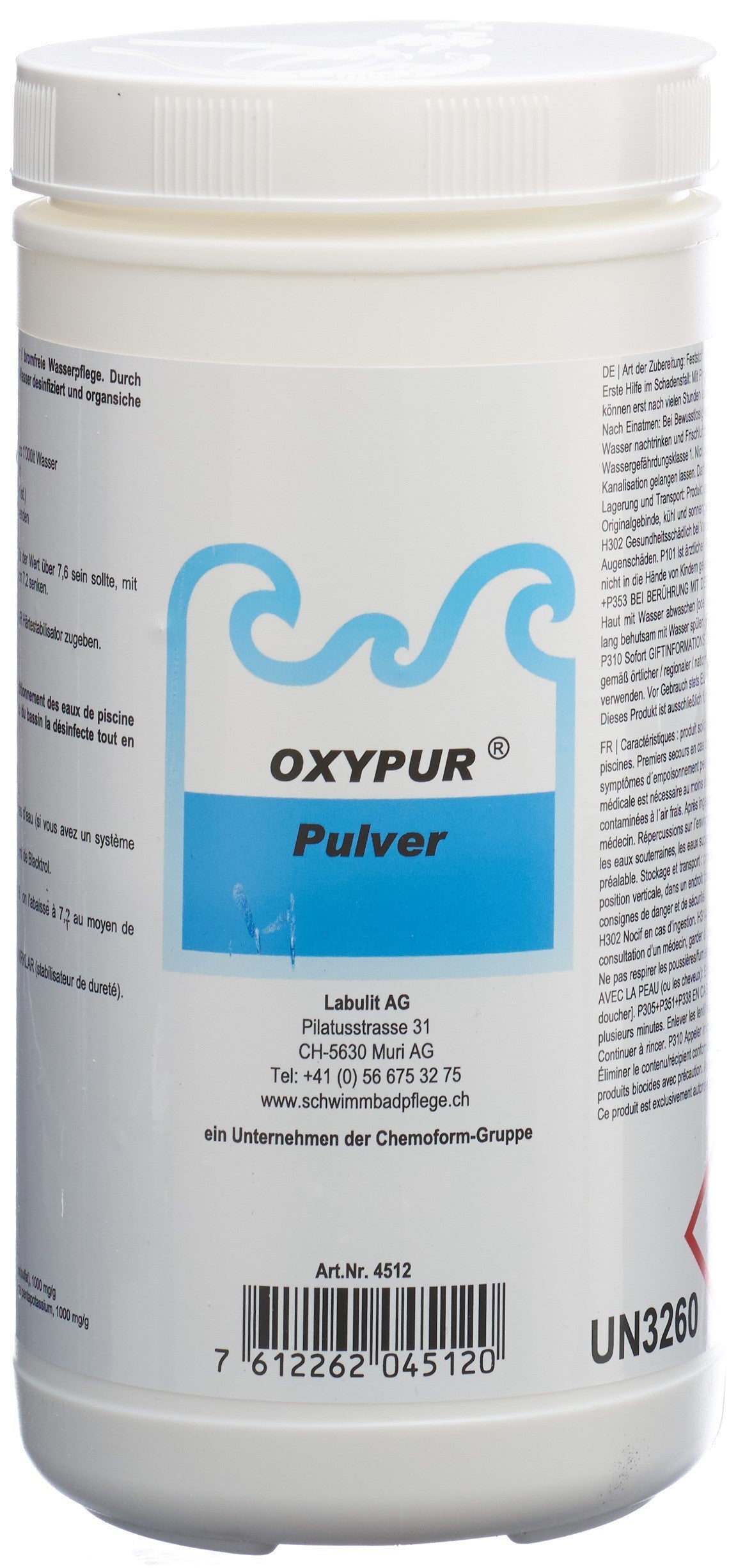 OXYPUR Oxygène Actif Nettoyant Désinfectant | 1 kg