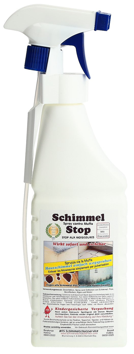 STOP MOISISSURES Anti-Moisissures Vapo 500 ml Efficace | Traitement